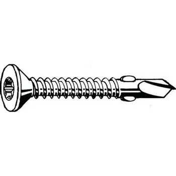 Šroub MaxxFast Se zápustnou hlavou a křídly drážka ttap® MaxxFast Ocel Pozinkované ST5.5X45MM