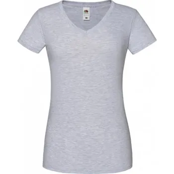 Dámské tričko Fruties Dámské tričko s krátkým rukávem Invence světle šedá M