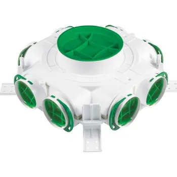 Příslušenství pro vzduchotechniku Rozdělovač Awenta PRO čtyřstranný jednokanálový 8x90/160