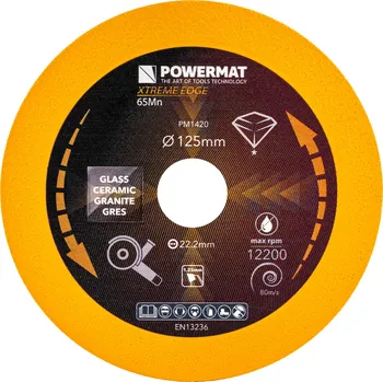 Brusný kotouč Diamantový kotouč na sklo 125 mm PM-TDCS-1251T