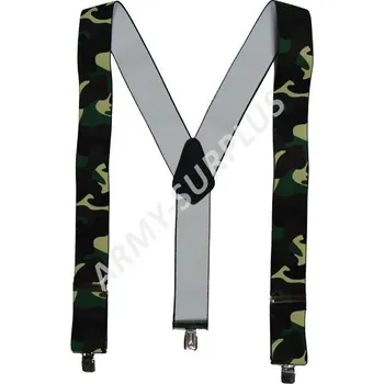 Kšandy TEXIMA spol.s.r.o. Kšandy elastické šle široké Woodland Camo