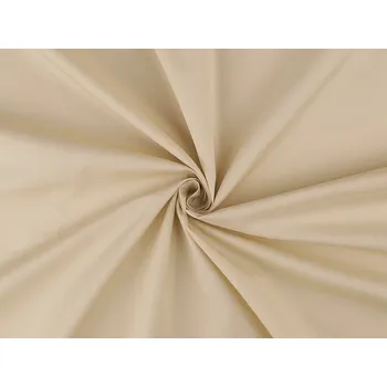 Bavlněný popelín oděvní, barva 2 (052) béžová světlá