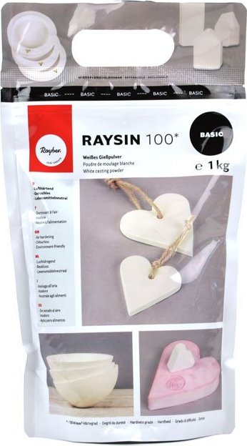 Modelářská sádra Raysin 100, bílá, 1 kg