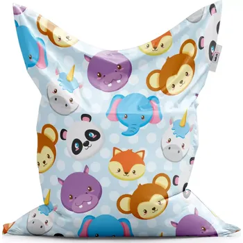 Sedací pytel Sablio Sedací vak Classic Zoo pro děti - 200x140 cm
