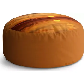 Taburet Sablio Taburet Circle Oranžové slunce: 38x48 cm