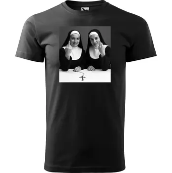 Sablio Tričko s potiskem Holy Rebellion - černé 5XL