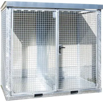 Klec pro skladování tlakových lahví s pevnou podlahou, stěna 19104