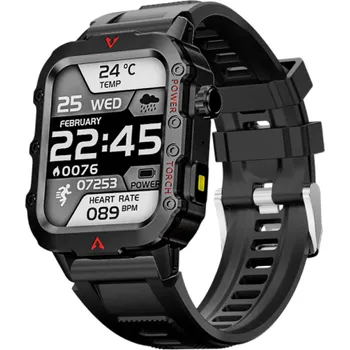 Chytré hodinky Multifunkční sportovní chytré hodinky Sledování kroků vzdálenosti kalorií aktivity Odolné chytré hodinky pro sport Denní pohyb Zdravý životní styl černá