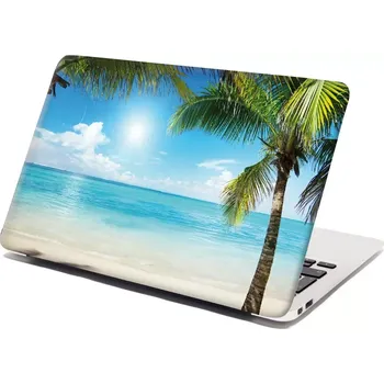 samolepka Sablio Samolepka na notebook Pláž s palmami - 29x20 cm