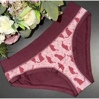 Kalhotky Dámské kalhotky Lovelygirl 6833d carminio 3 (Velikost=S)