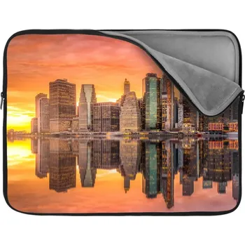 pouzdro na notebook Sablio Obal na notebook New York Západ slunce - 17"