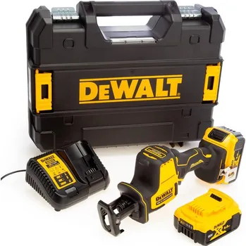 Pila Dewalt Bezuhlíková kompaktní přímočará pila 18V XR (2 x 5,0 Ah baterie) v TSTAK boxu DCS369P2