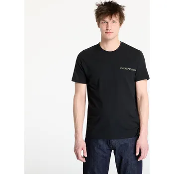 Pánské tričko Tričko EA7 Emporio Armani 2-Pack Crew Neck T-Shirt Black/ Black XL