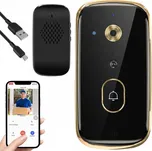 Paradox Bezdrátový video zvonek s mikrofonem TECHNO / Černá