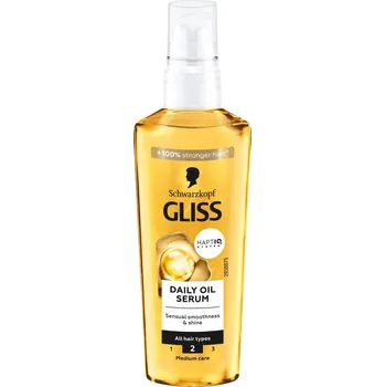Vlasová regenerace Schwarzkopf Gliss Daily Oil Serum olejové sérum na vlasy 75 ml