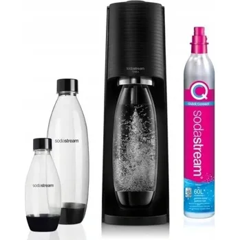 Příprava sody Výrobník sody SodaStream Terra černý + 3 lahve + plyn