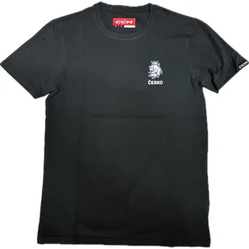 CCM Triko CCM Arched Lev Česko SR, Barva BLK, Velikost XL 1040173
