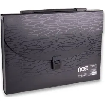 Desky na dokumenty NEST A4 - 13 kapes - černá - 1314/1128200