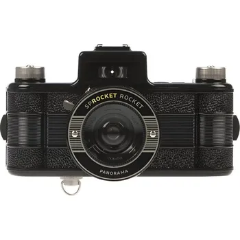 LOMOGRAPHY Sprocket Rocket 35 mm Panoramic Camera - černý