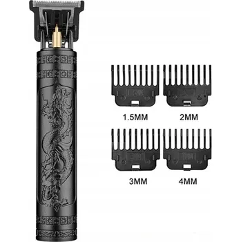 Strojek na Vlasy Zastřihovač Vousů VINTAGE T9 Holicí Strojek Bezdrátový 3v1