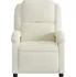 Masážní křeslo Elektrické masážní polohovací křeslo 3204298 krémové