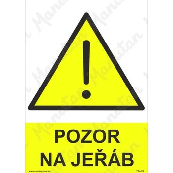 Kancelář Pozor na jeřáb, plast 210 x 297 x 0,5 mm A4