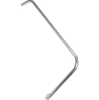 Zábradlí Hliníkové zábradlí k plošinovým žebříkům, 1,95 m