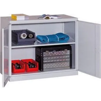 Dílenská skříň na nářadí, 104 x 100 x 60 cm, šedá/šedá