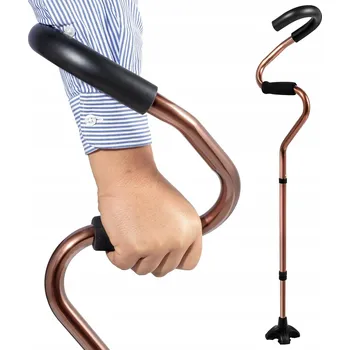 Příslušenství pro čtečku elektronické knihy Invalidní hůl, podpěra pro seniory, ergonomická, nastavitelná výška, bronzová