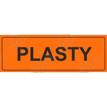 Kancelář Recyklace plasty, samolepka 290 x 100 x 0,1 mm