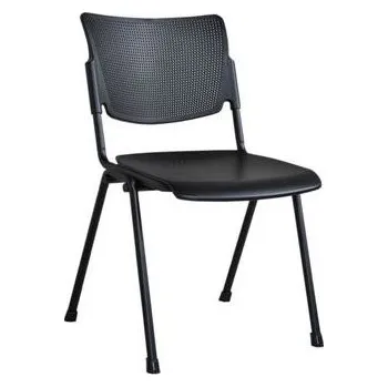 Jídelní židle Plastová jídelní židle MIA Black, černá