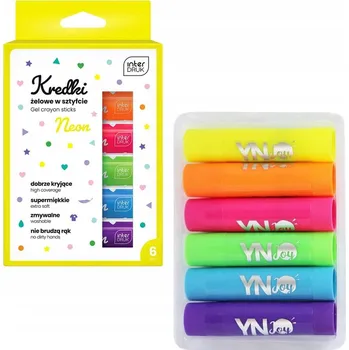 Pastelka Gelové Pastelky Interdruk 6 ks