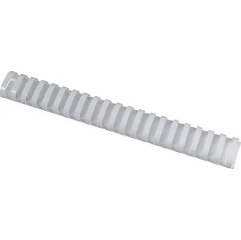 Vázací hřbet Plastový hřbet pro kroužkovou vazbu, bílý, 350 listů