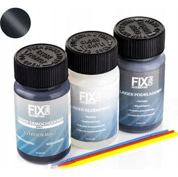 barva a nátěr na dřevo FixPro AUTO LAK CITROEN M0YZ + ZÁKLADNÍ NÁTĚR + BEZBARVÝ LAK 50ml