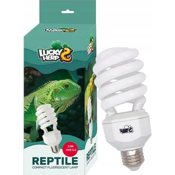 Osvětlení do terária Kompaktní UVB žárovka 6.0, 23 W pro leguány, chameleony, gekony a tropická terária