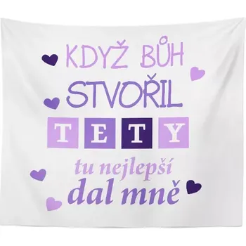 deka Sablio Deka Když Bůh stvořil tety: 150x120 cm