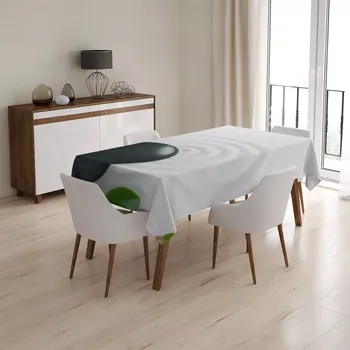 ubrus Sablio Ubrus Listy a kámen - 130x130 cm