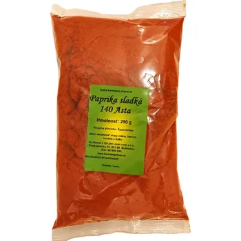 Koření Sladká paprika mletá 140 ASTA – výrazná barva a bohaté aroma 250 g
