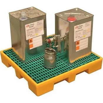 Olejová vana Modulová plastová záchytná vana s roštem, kapacita 35 l