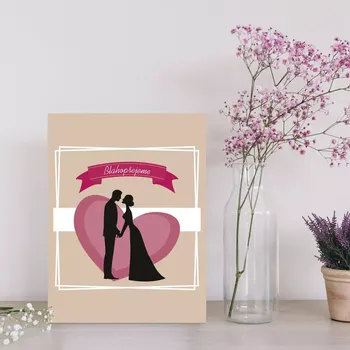 Plechová cedule Sablio Dárková cedulka Blahopřejeme: 30x40 cm