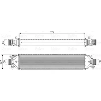 Chladič motoru Chladič turba VALEO 818824