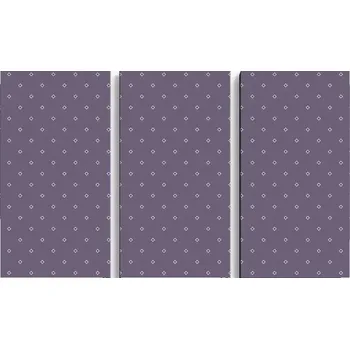 Obraz Sablio Obraz - 3-dílný Bílé čtverce - 120x80 cm