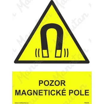 Kancelář Pozor magnetické pole, samolepka 297 x 420 x 0,1 mm A3