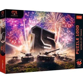 Puzzle Trefl puzzle 1000 dílků – 15. výročí WORLD OF TANKS