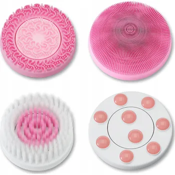 Náhradní hlavice k elektrickému kartáčku Lumineo PRO 4 hlavice nástavce koncovky barva růžová