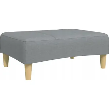 Taburet VidaXL Čalouněný Taburet šedý