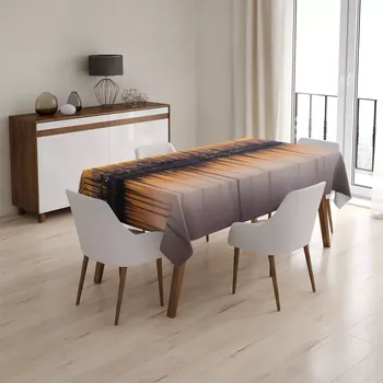 ubrus Sablio Ubrus Večerní přístav - 130x130 cm