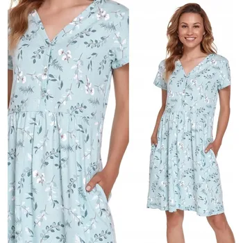 Dámská noční košile Doctor Nap 9930 POOL BLUE košile na kojení L