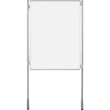 Kancelář Bílý oboustranný magnetický paraván ekoTAB 120 x 150 cm, elox