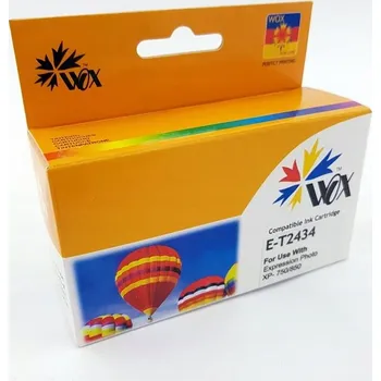 Žlutá inkoustová kazeta Wox (náhrada za Epson T2434 / T24344010)